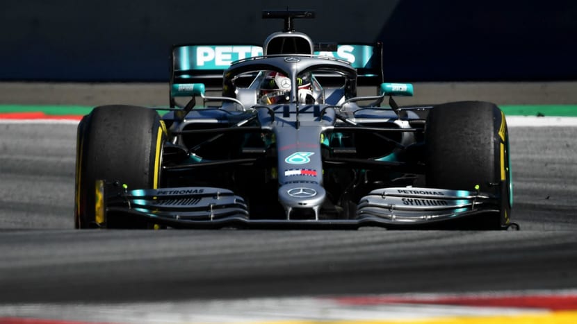 Mercedes de Hamilton en Silverstone 2019