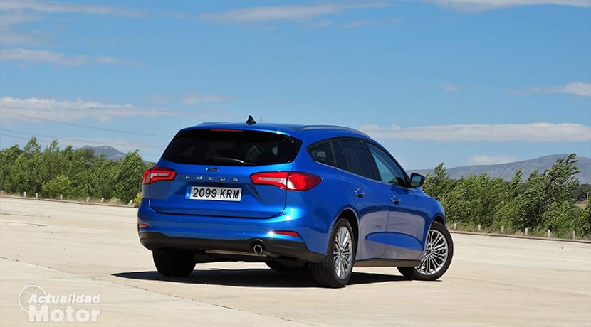 Prueba Ford Focus Sportbreak 2.0 EcoBlue 150 CV trasera