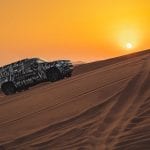 Land Rover Defender Red Cross International Test