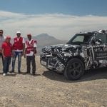 Land Rover Defender Red Cross International Test