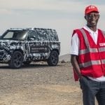 Land Rover Defender Red Cross International Test