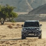 Land Rover Defender Red Cross International Test