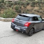 Perfil trasero Prueba Suzuki Swift Sport 1.4 Boosterjet 140 CV