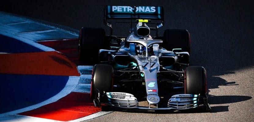 Mercedes de Hamilton en Rusia 2019