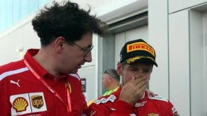 Binotto y Vettel