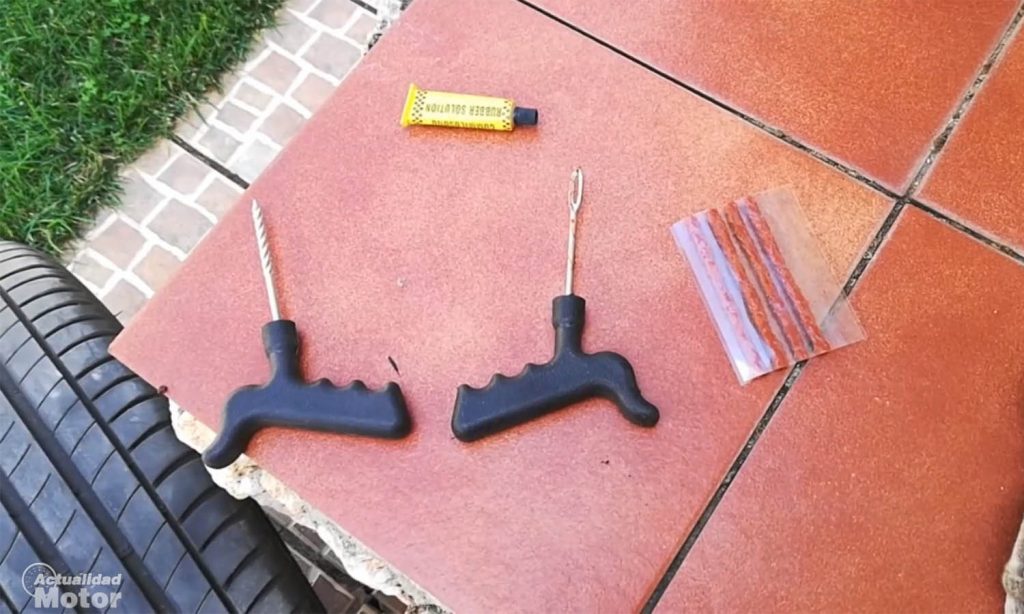 Repair a tire with wicks, learn how to use them (with video)