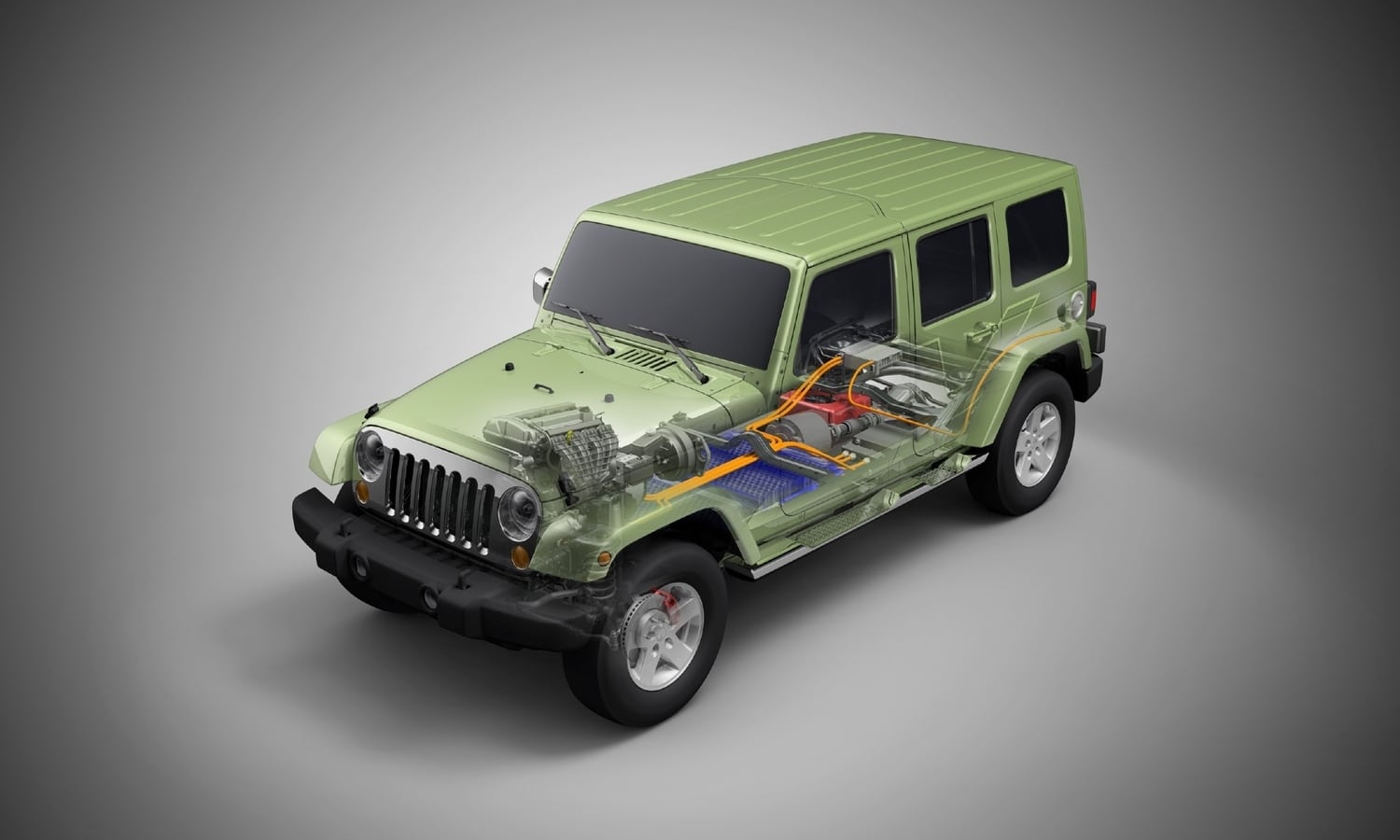 Jeep Wrangler sähköinen prototyyppi