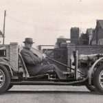 Morgan at Pickersleigh Road with 4-4 experimental chassis, 1945