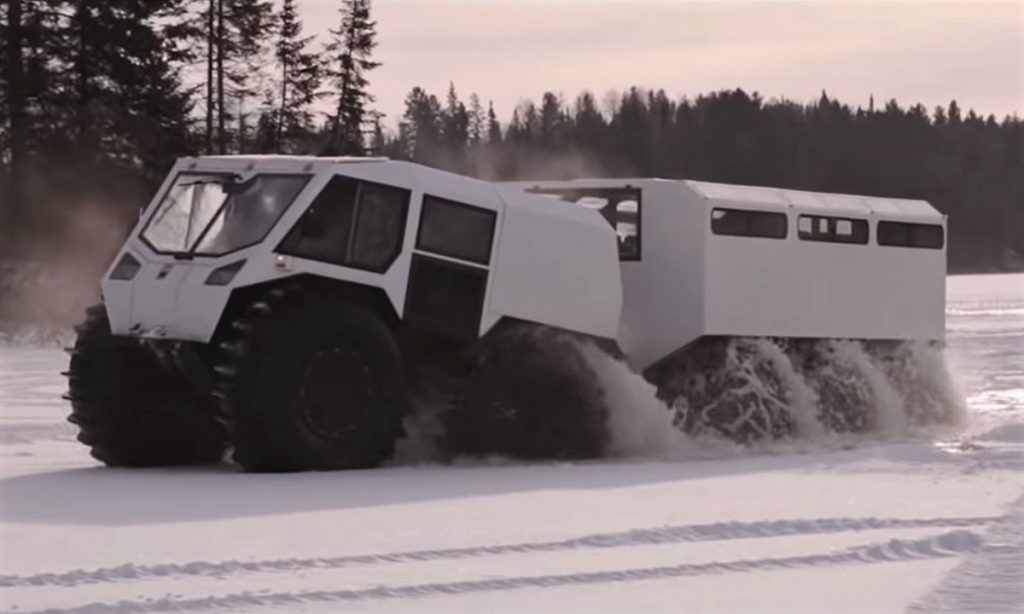 Sherp The Ark: 10 ruedas motrices para afrontar cualquier terreno… y lago