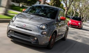Fiat 500e USA front