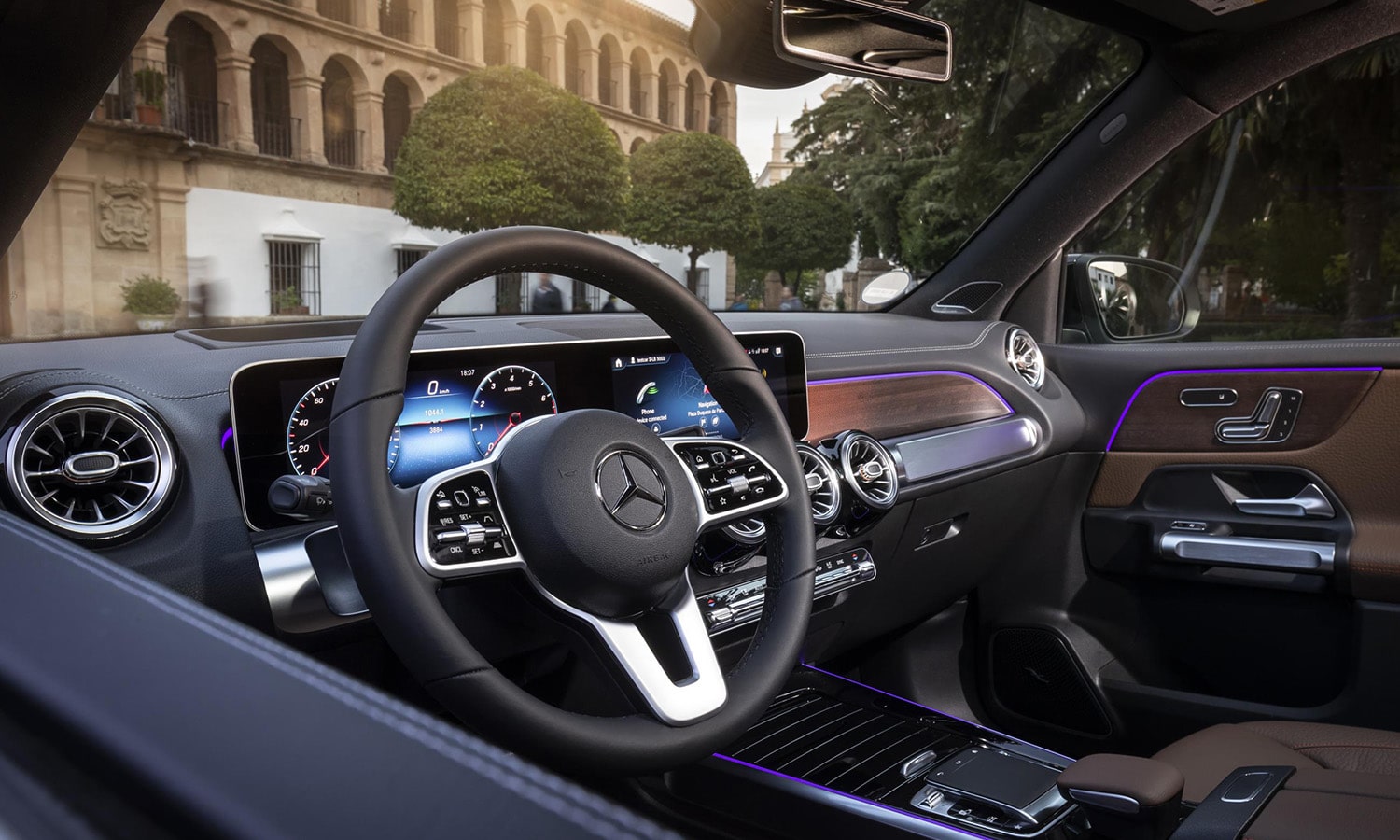 Interior del Mercedes GLB