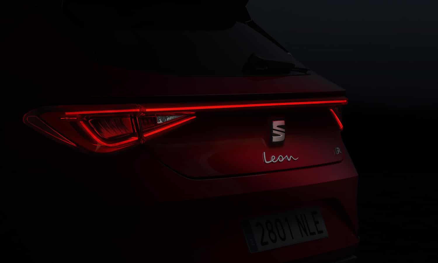 Teaser Heck des Seat Leon