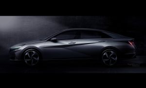 Hyundai Elantra 2021 - World Premiere Eventin Hollywood side