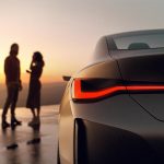 BMW Concept i4 detalle luz trasera