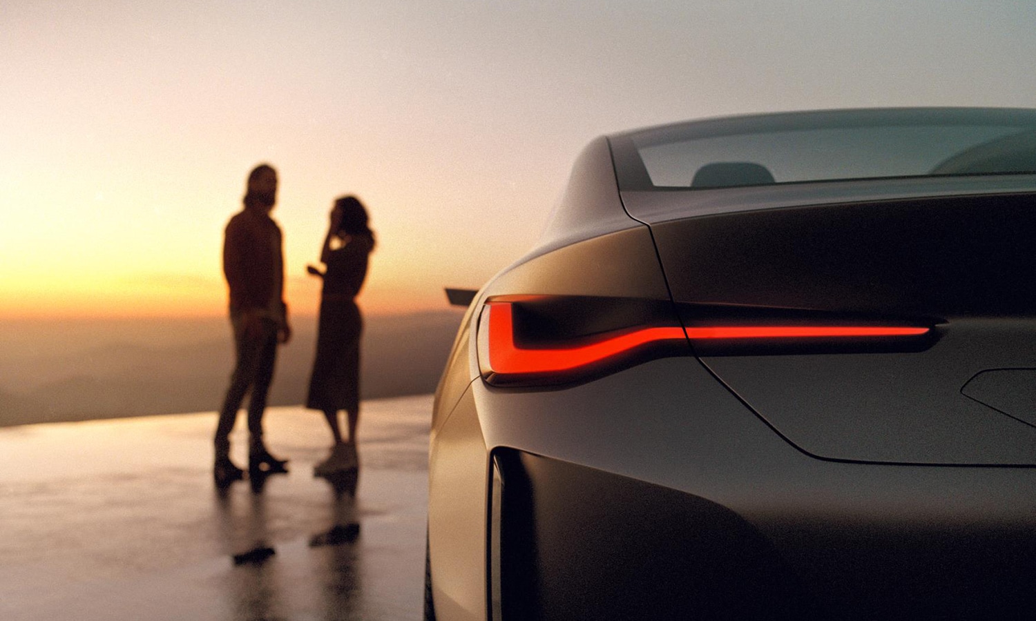 BMW Concept i4 detalle luz trasera