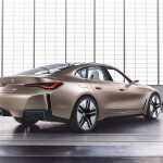 Perfil trasero del BMW i4 Concept