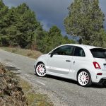 Lateral trasero del Abarth 595 Esseesse