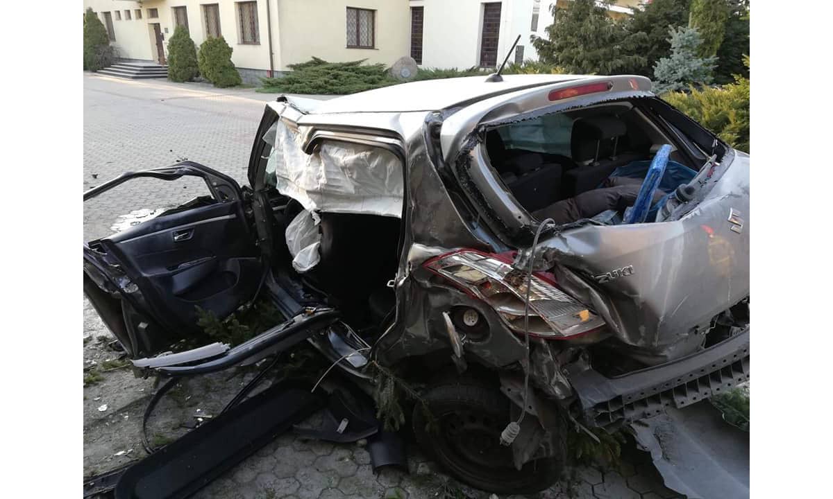 Suzuki Swift accidente Polonia