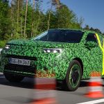 Opel Mokka test drive spy photo