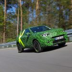 Opel Mokka test drive spy photo