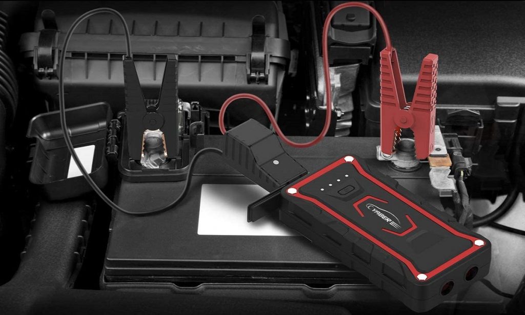 Arrancador De Coche Con Bomba De Aire 8000 MAh - 150 PSI, Pantalla LCD, Multifunción