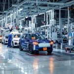 BMW iX3 factory spy photo