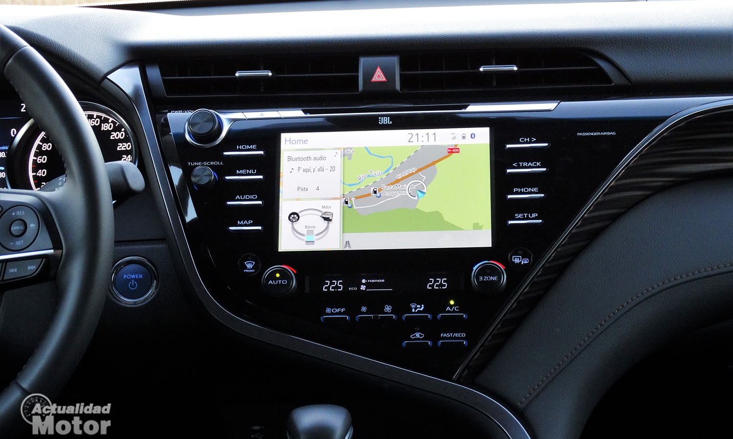 Pantalla infotainment Toyota