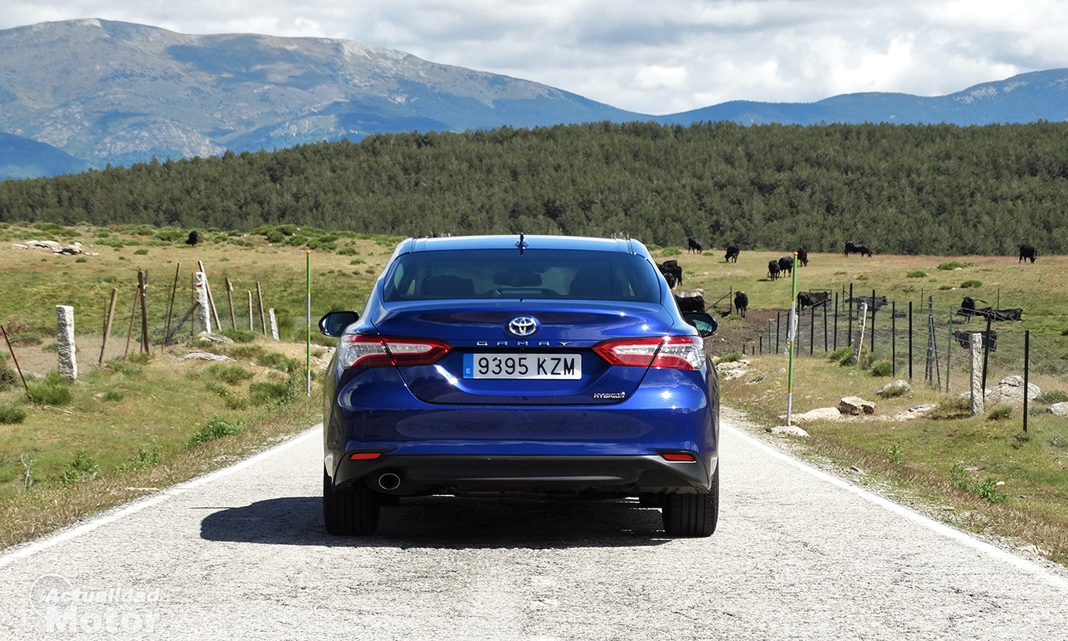 Prueba Toyota Camry trasera