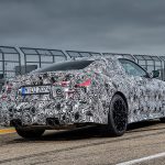 BMW M4 trasera camuflado