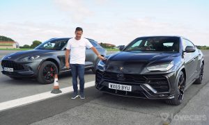 Drag race Aston Martin DBX Vs Lamborghini Urus