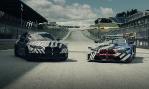 BMW M4 y BMW M4 GT3 camuflados
