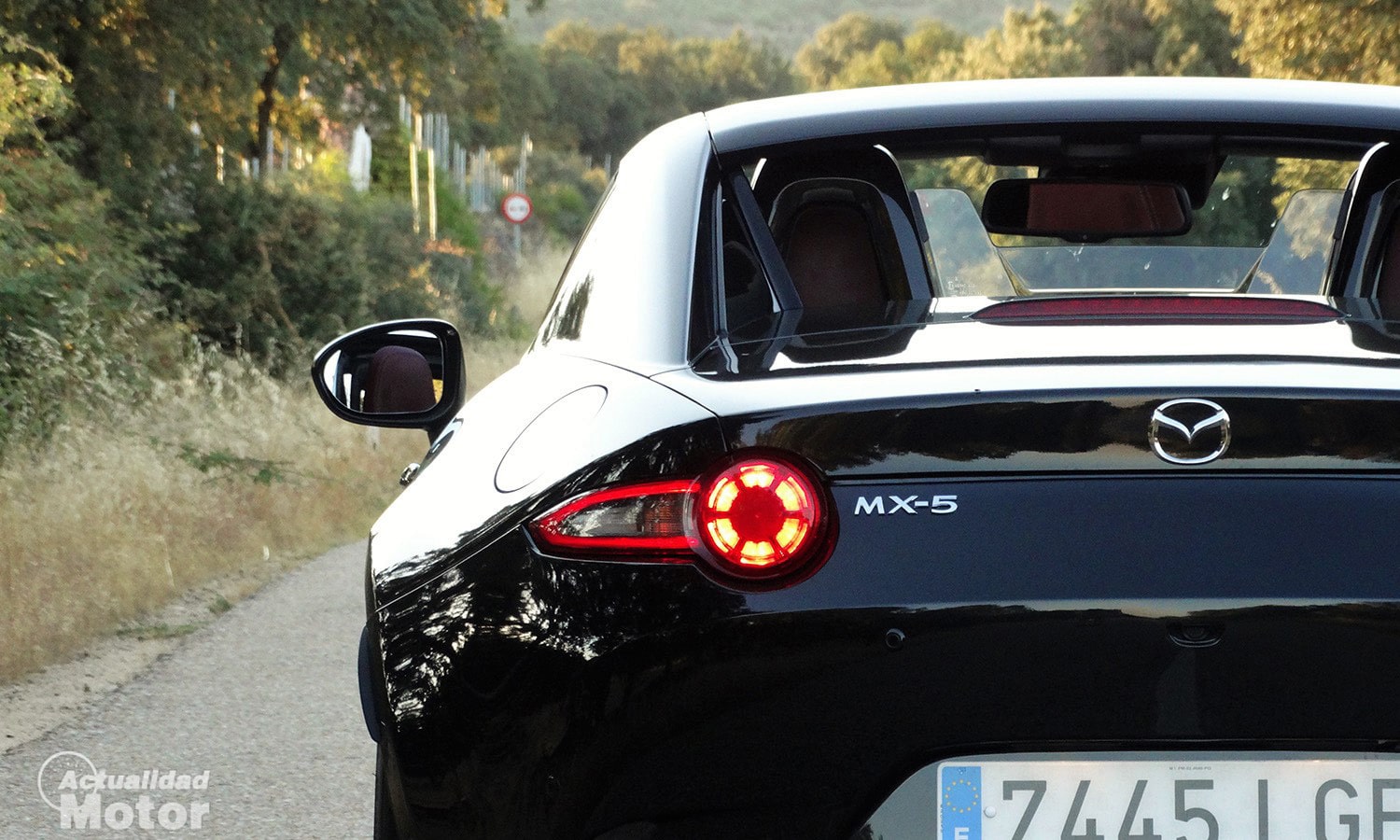 Prueba Mazda MX-5 RF detalle trasero