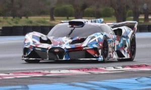 Bugatti Hypercar spy photo