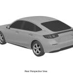 Honda Civic Hatchback 11th Gen 2022 patent