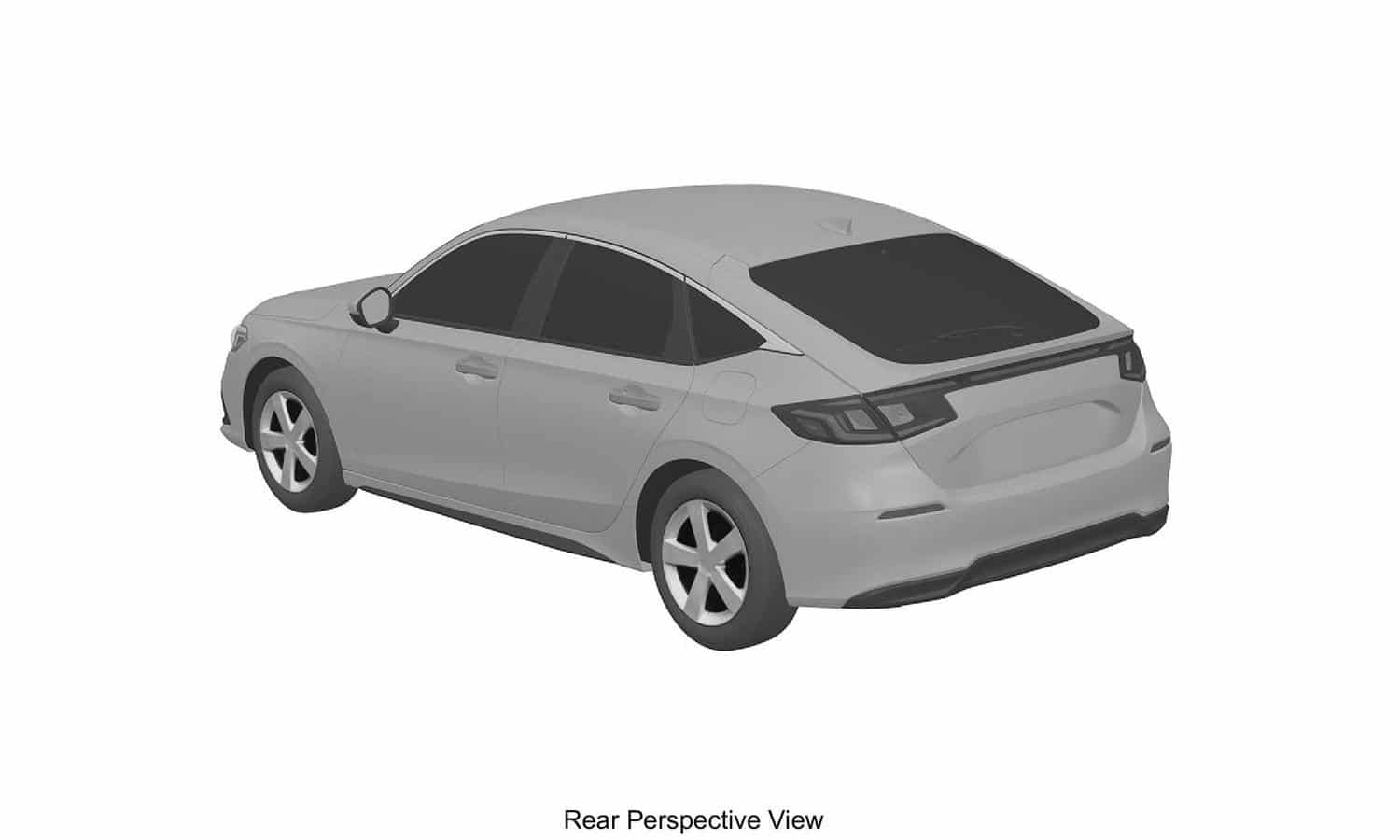 Honda Civic Hatchback 11th Gen 2022 patent