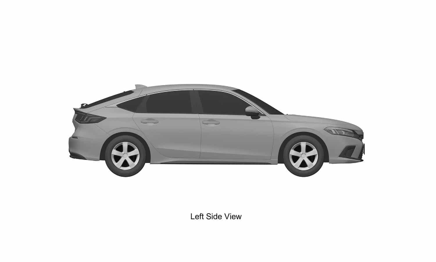 Honda Civic Hatchback 11th Gen 2022 patent