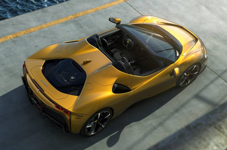 Ferrari SF90 Spider sin techo