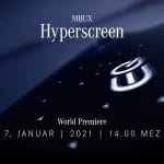 An impressive start to the new year Mercedes-Benz unveils the MBUX Hyperscreen