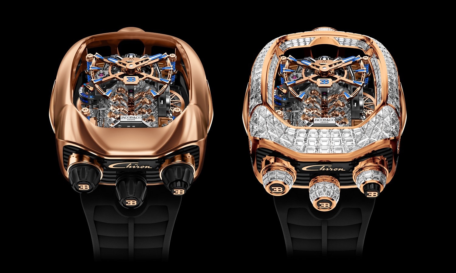 Jacob & Co. Chiron Tourbillon de oro rosa