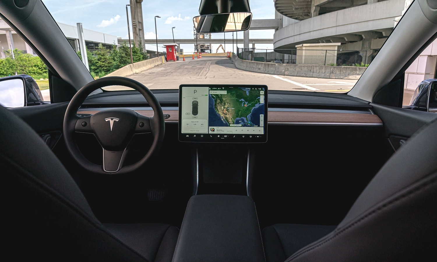 Interior del Tesla Model Y