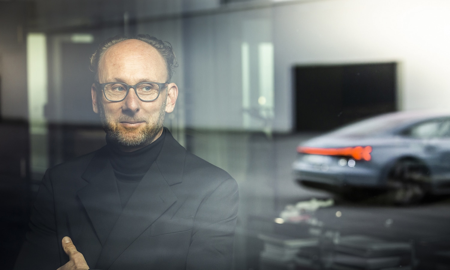 Teaser Audi e-tron GT y Marc Lichte