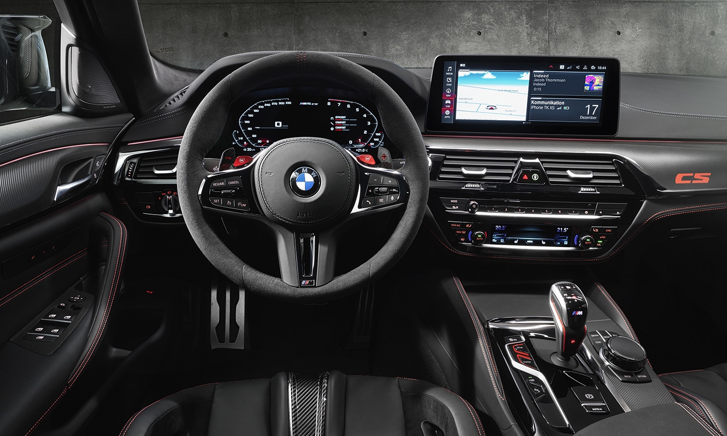 BMW M5 CS interior