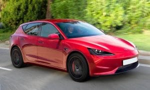 Tesla Hatchback by @Theottle