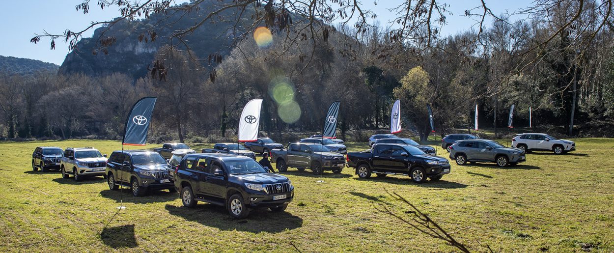 Prueba gama 4x4 de Toyota