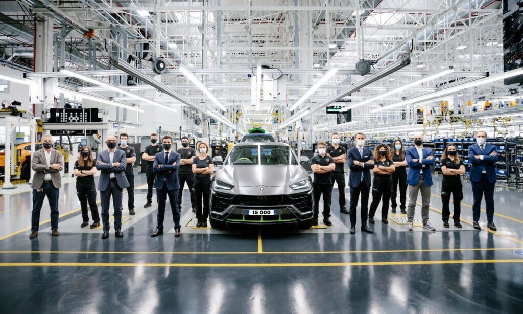 La producción del Lamborghini Urus alcanza un hito