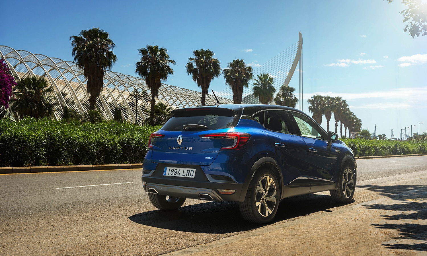 Prova Renault Captur E-Tech RS Line del darrere