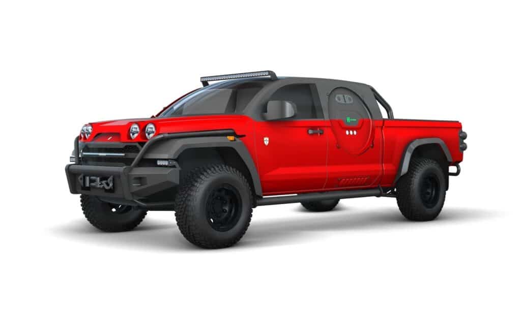 Scuderia Cameron Glickenhaus presents its fcev pickup truck concept