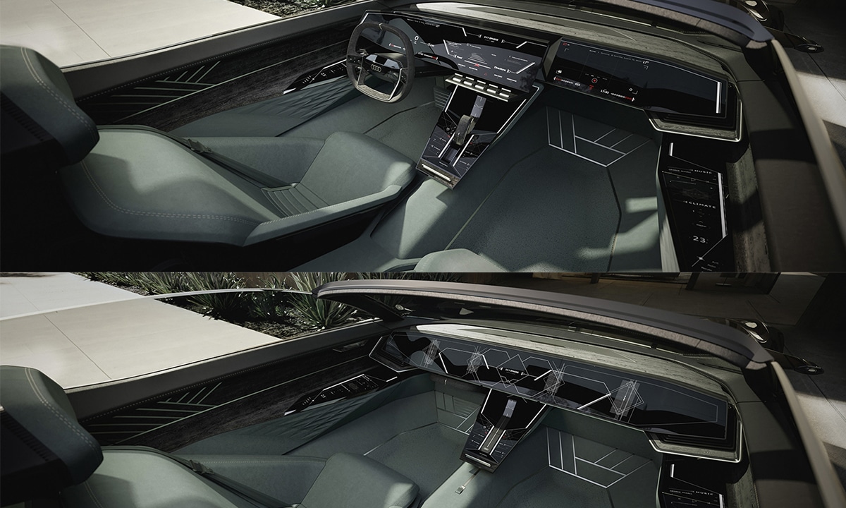 Audi Skysphere concept interior