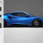 Lotus Emira First Edition Configurator Seneca Blue powertrain choices