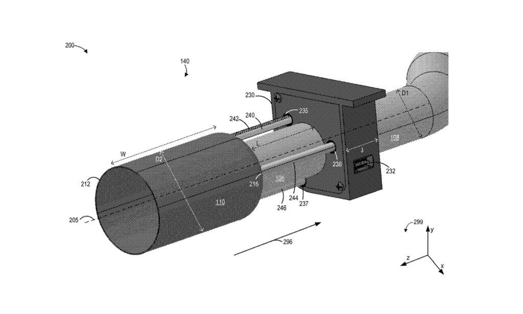 Ford Retractile Tail Pipe For Vehicle Exhaust System